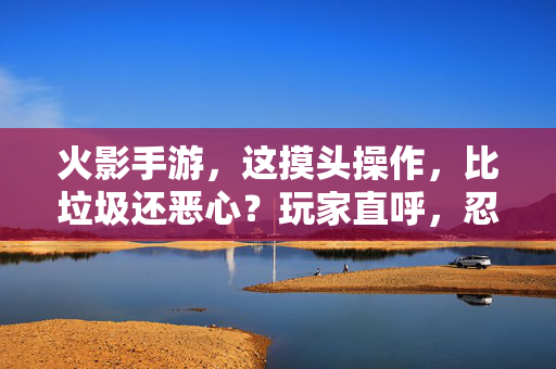火影手游,这摸头操作,比垃圾还恶心?玩家直呼,忍不了了! 火影手游,这摸头操作,比垃圾还恶心?玩家直呼,忍不了了!