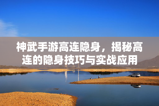 神武手游高连隐身,揭秘高连的隐身技巧与实战应用 神武手游高连隐身,揭秘高连的隐身技巧与实战应用