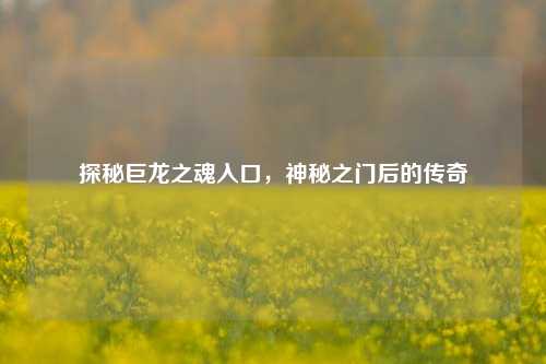 探秘巨龙之魂入口，神秘之门后的传奇