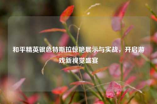 和平精英银色特斯拉惊艳展示与实战,开启游戏新视觉盛宴