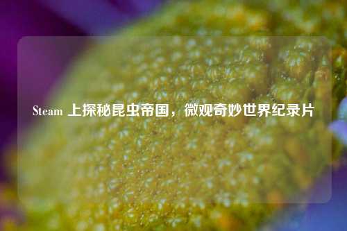 Steam 上探秘昆虫帝国,微观奇妙世界纪录片