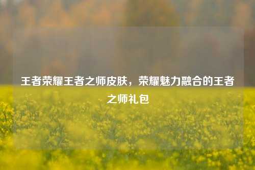 王者荣耀王者之师皮肤,荣耀魅力融合的王者之师礼包