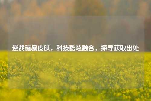 逆战磁暴皮肤,科技酷炫融合,探寻获取出处