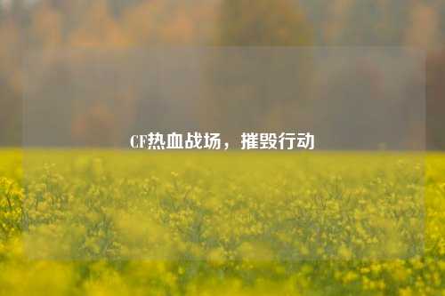 CF热血战场,摧毁行动
