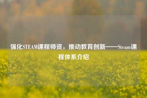 强化STEAM课程师资,推动教育创新——Steam课程体系介绍