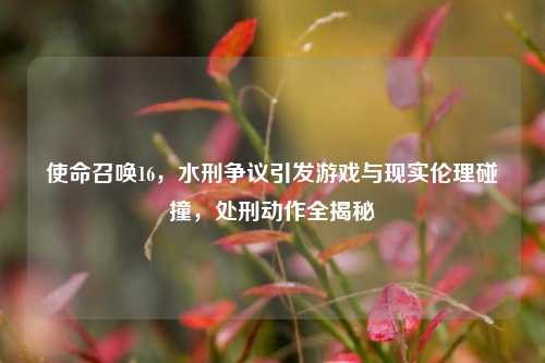 使命召唤16,水刑争议引发游戏与现实伦理碰撞,处刑动作全揭秘