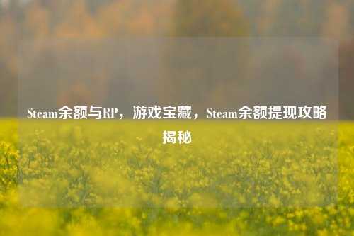 Steam余额与RP,游戏宝藏,Steam余额提现攻略揭秘