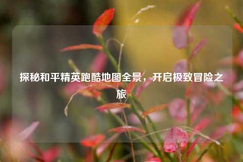 探秘和平精英跑酷地图全景,开启极致冒险之旅
